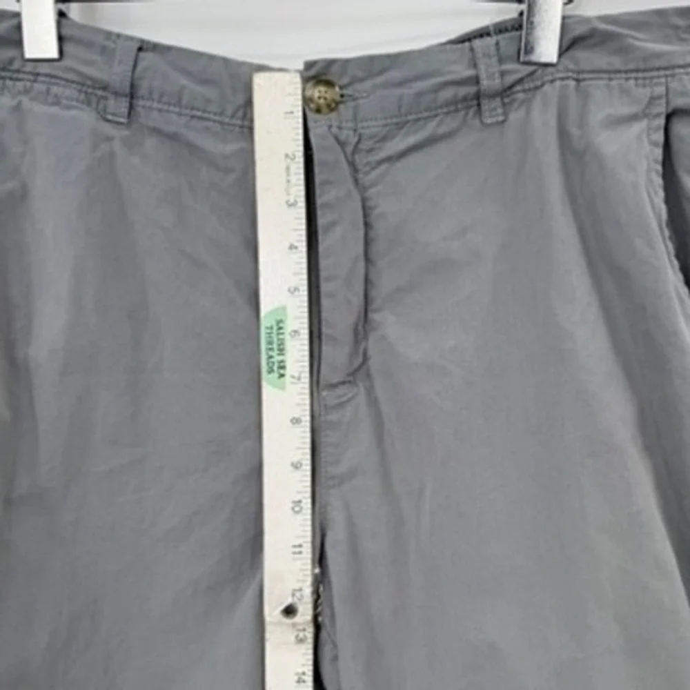 Johnnie O Chino Shorts Mens 38 Grey West Coast Prep Coastal Summer Beach Classic